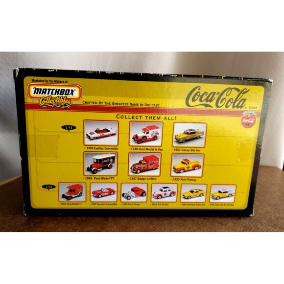 Matchbox Collectibles 1930 FORD MODEL A VAN Coca Cola Brand Red White 1:43 37971 - Picture 16 of 16